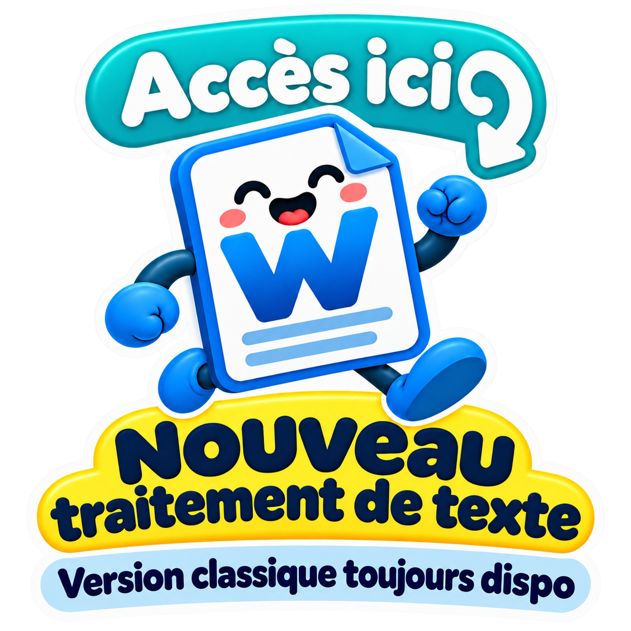 Nouveau traitement de texte Coloritext : accéder à la nouvelle version